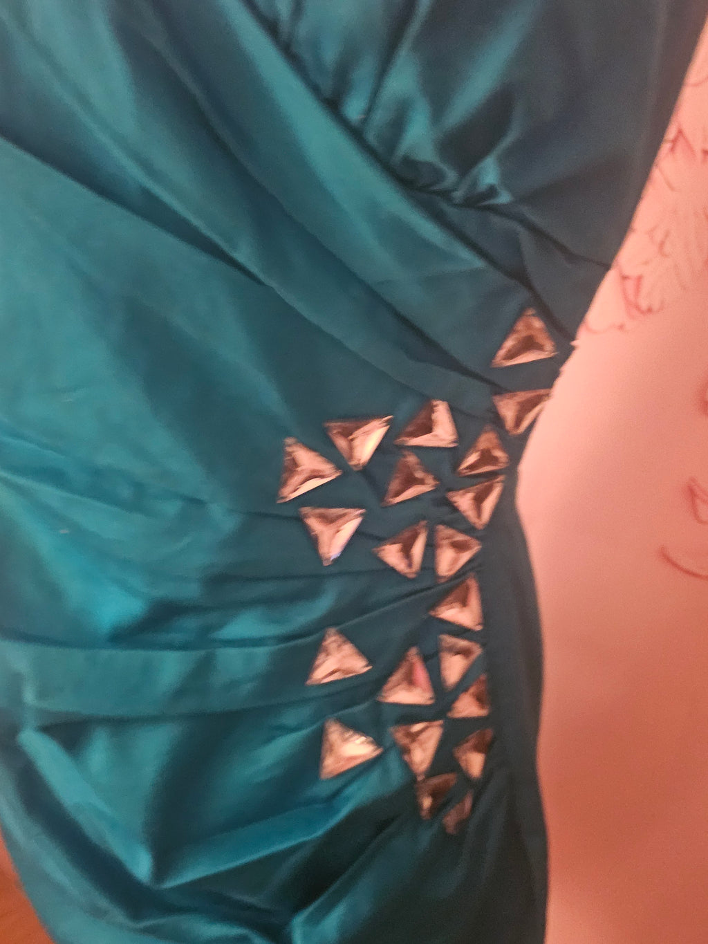 Ladies Lipsy turquoise cocktail dress