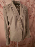 Ladies Grey Checkered H & M Blazer
