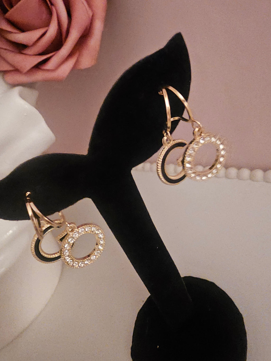 Ladies Gold Gucci Design Earrings