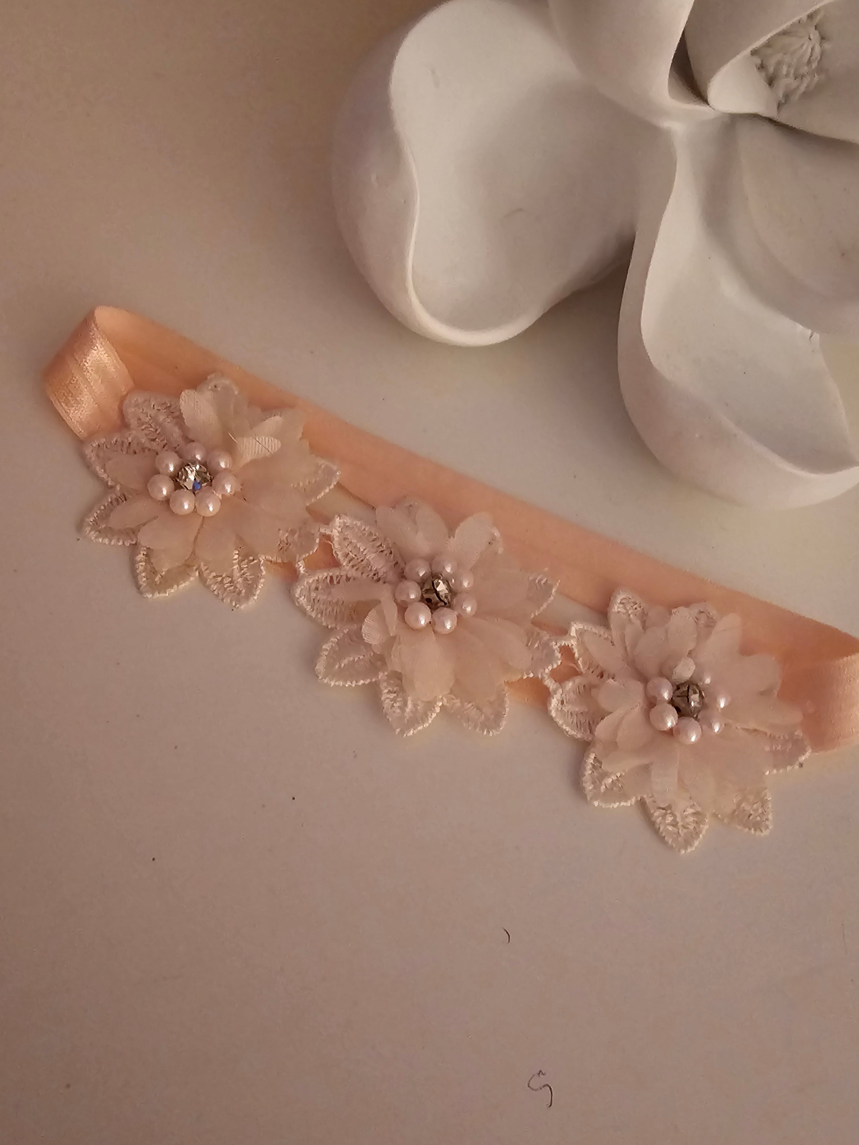 Ladies Pink Flower Hair Accessorie