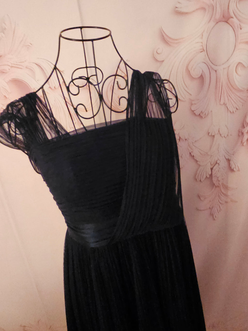 Ladies Monsoon Navy Blue Evening Gown