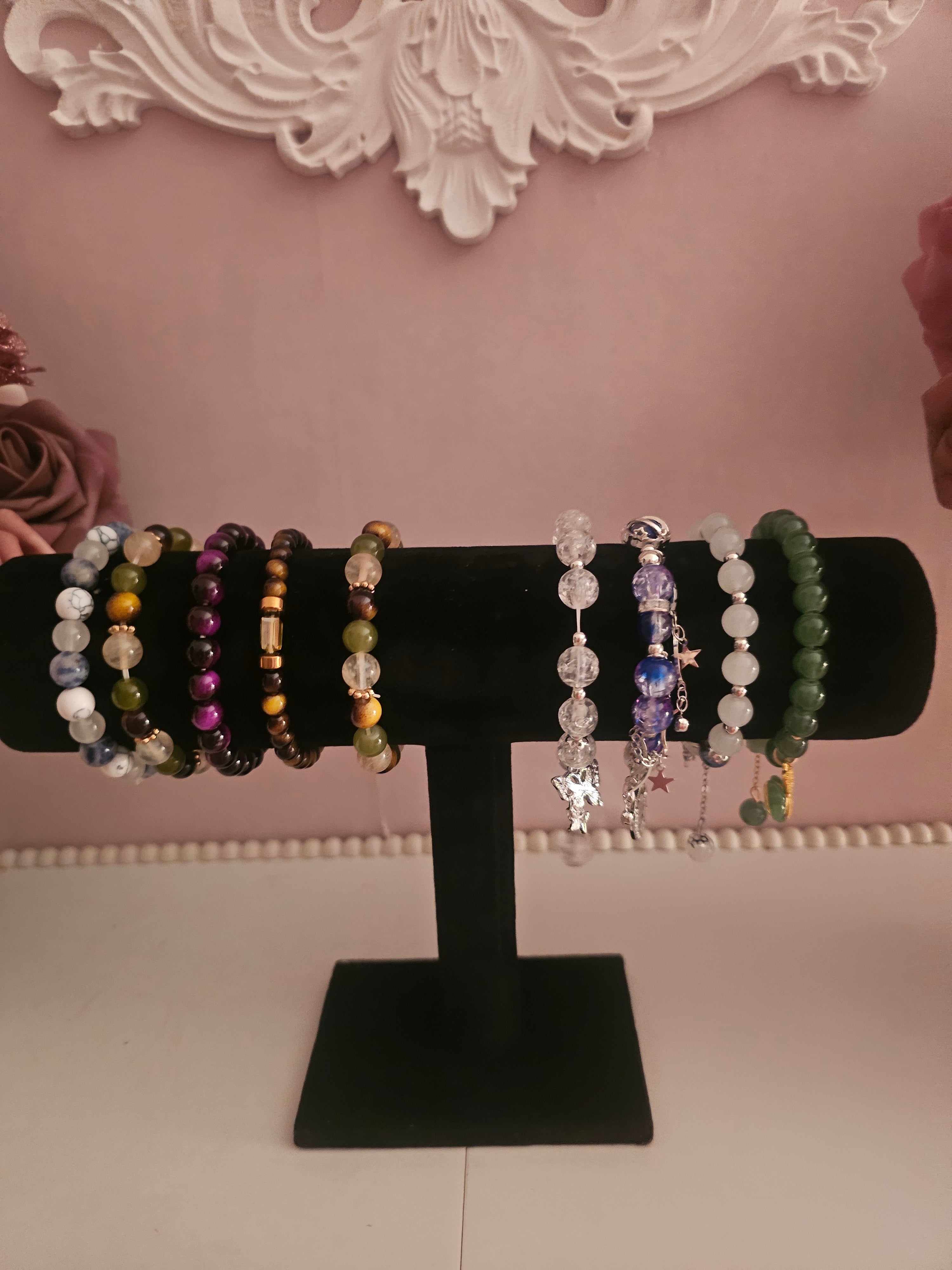Ladies Moonbeam Beaded Bracelets x 8