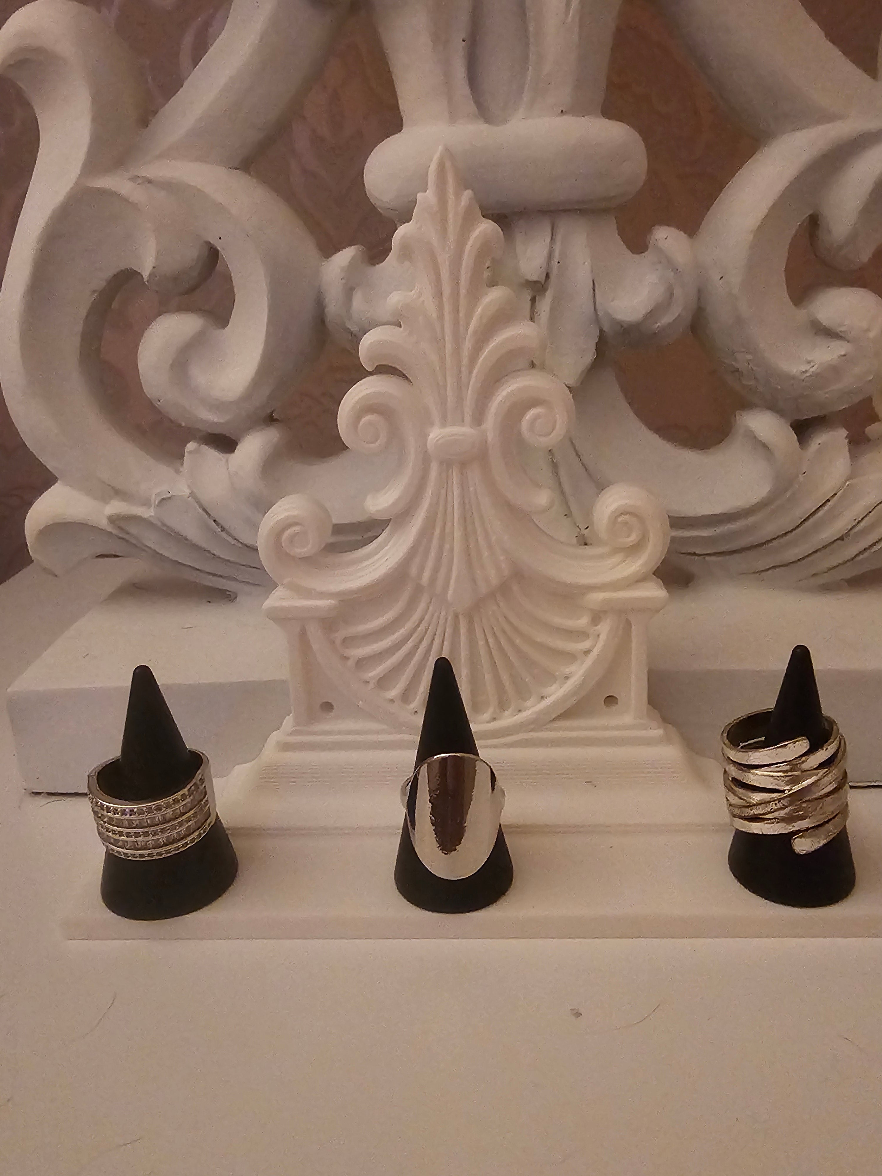 Ladies Silver dress rings x3 £10 each