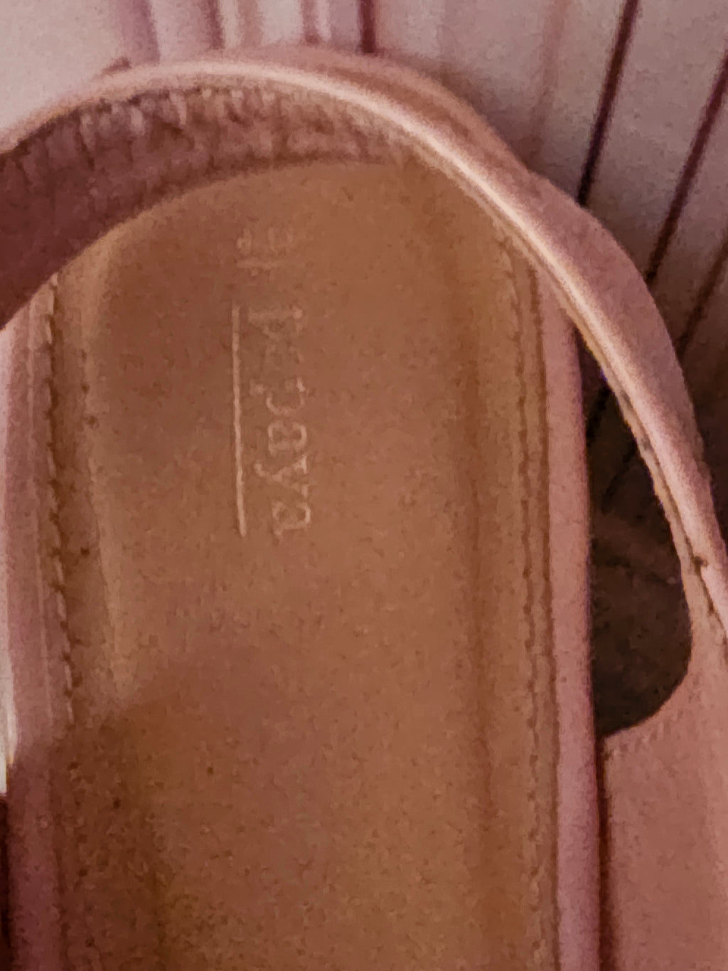 Pink Paitent Toeless Cork Slingback Wedges