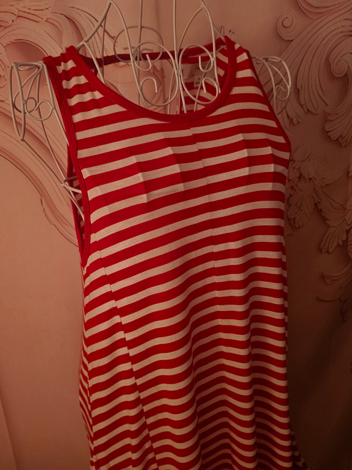 Ladies Next red & white Maxi dress