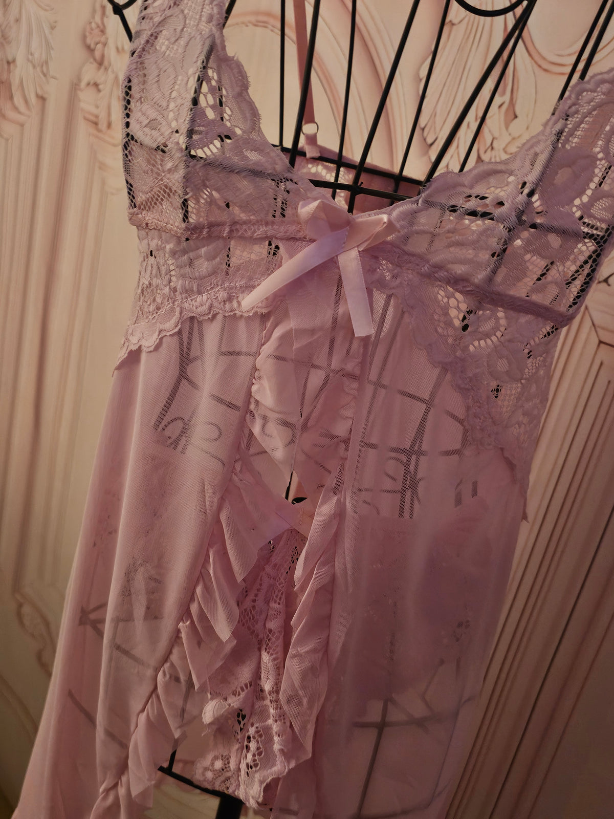 Ladies x 2 Negligee Sets 1 x pink 1 x green