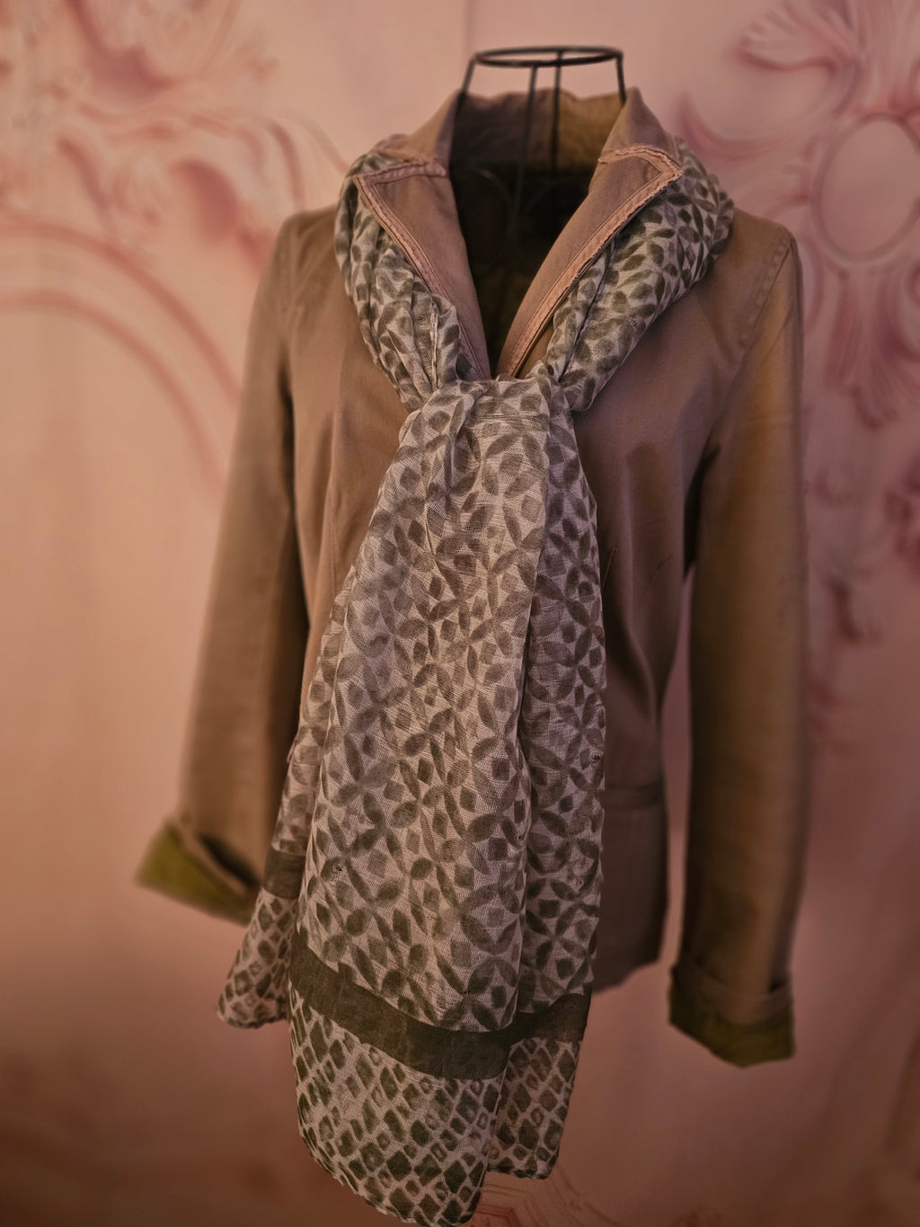 Ladies beige Boden Linen Styled Blazer with silk lining