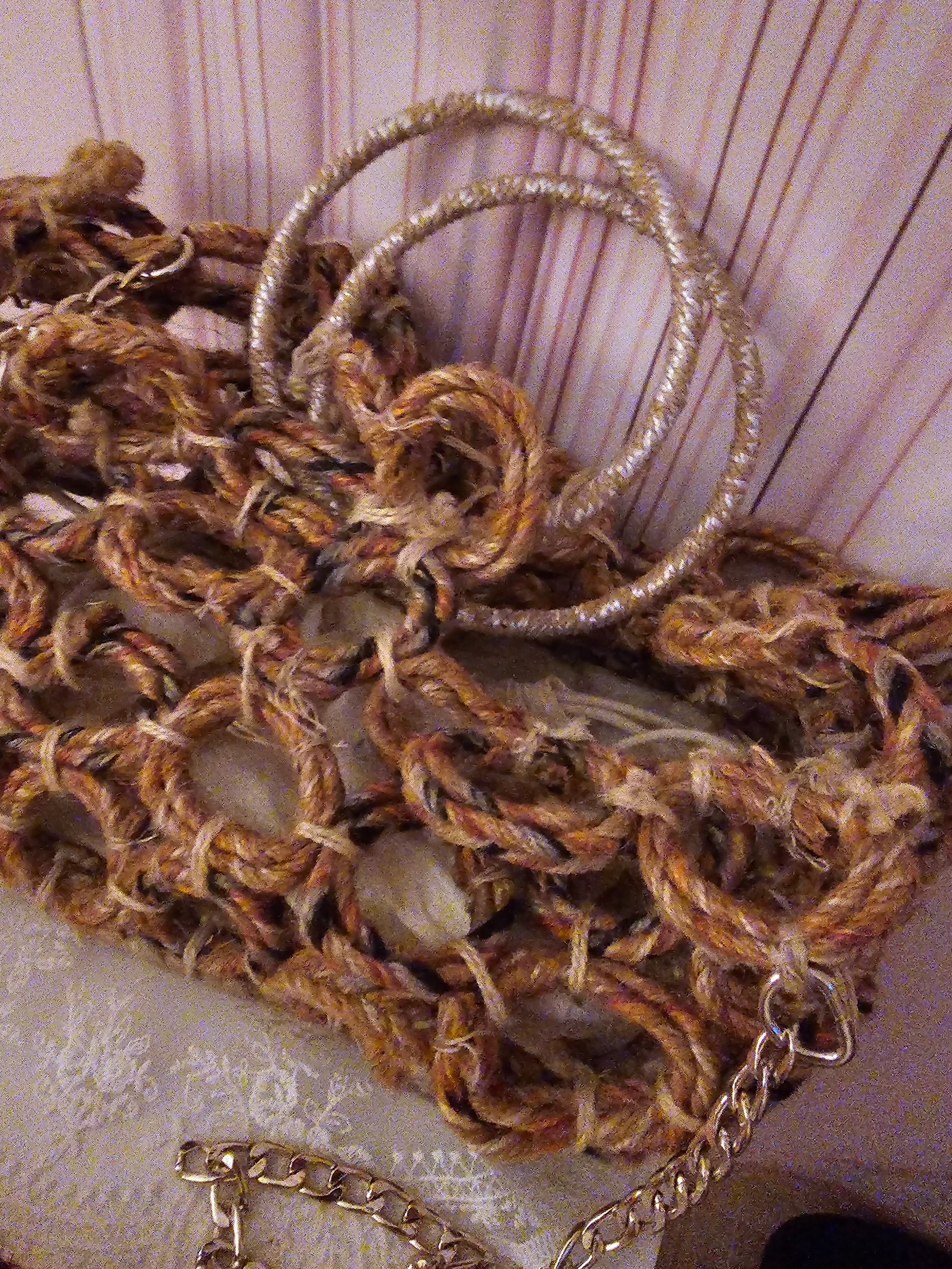Ladies Zara Women Knitted Handbag