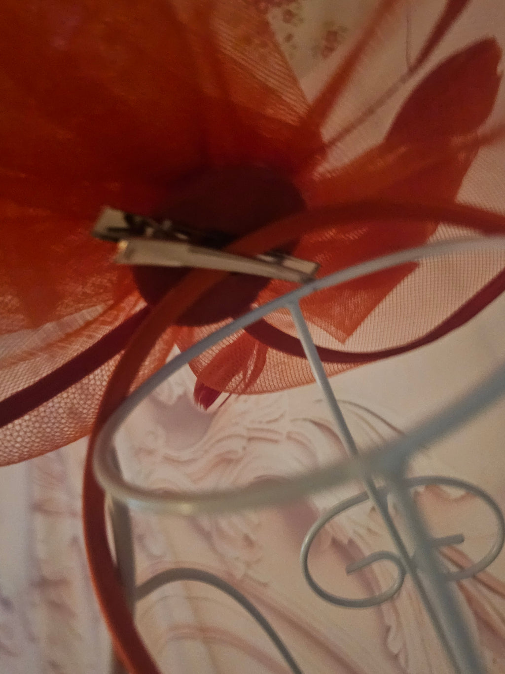 Ladies Red Versatile Fascinator