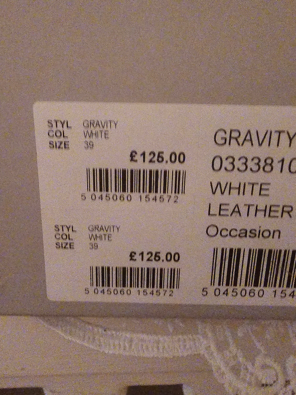 Ladies carvela by Kurt greiger silver & white strappy sandals