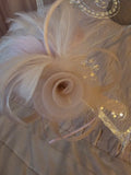 Ladies Pale Pink Classy Fascinator